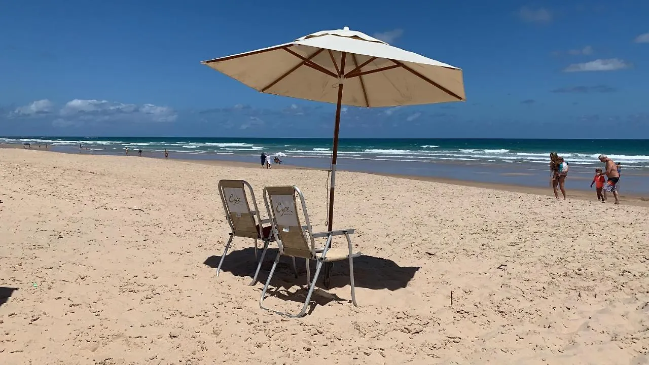 Flat Extraordinario Beira Mar Em Porto De Galinhas Com Pe Na Areia Cupe Beach Living 巴西