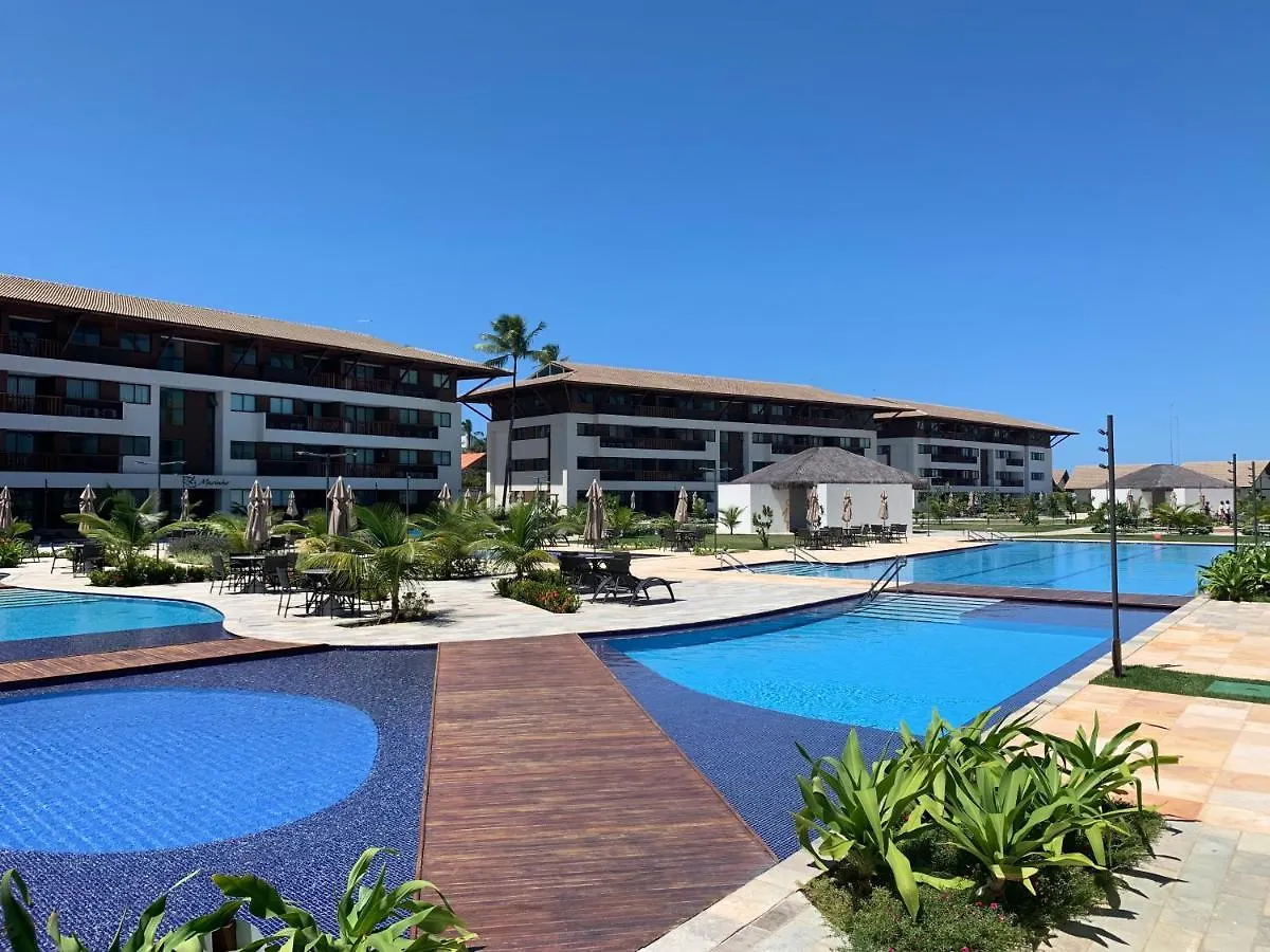 公寓 Flat Extraordinario Beira Mar Em Porto De Galinhas Com Pe Na Areia Cupe Beach Living 巴西