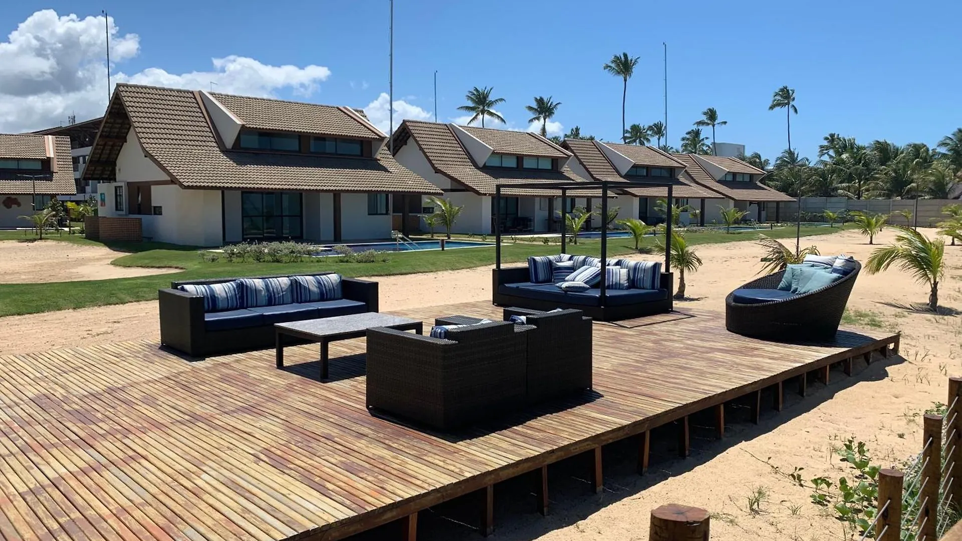 Flat Extraordinario Beira Mar Em Porto De Galinhas Com Pe Na Areia Cupe Beach Living 巴西